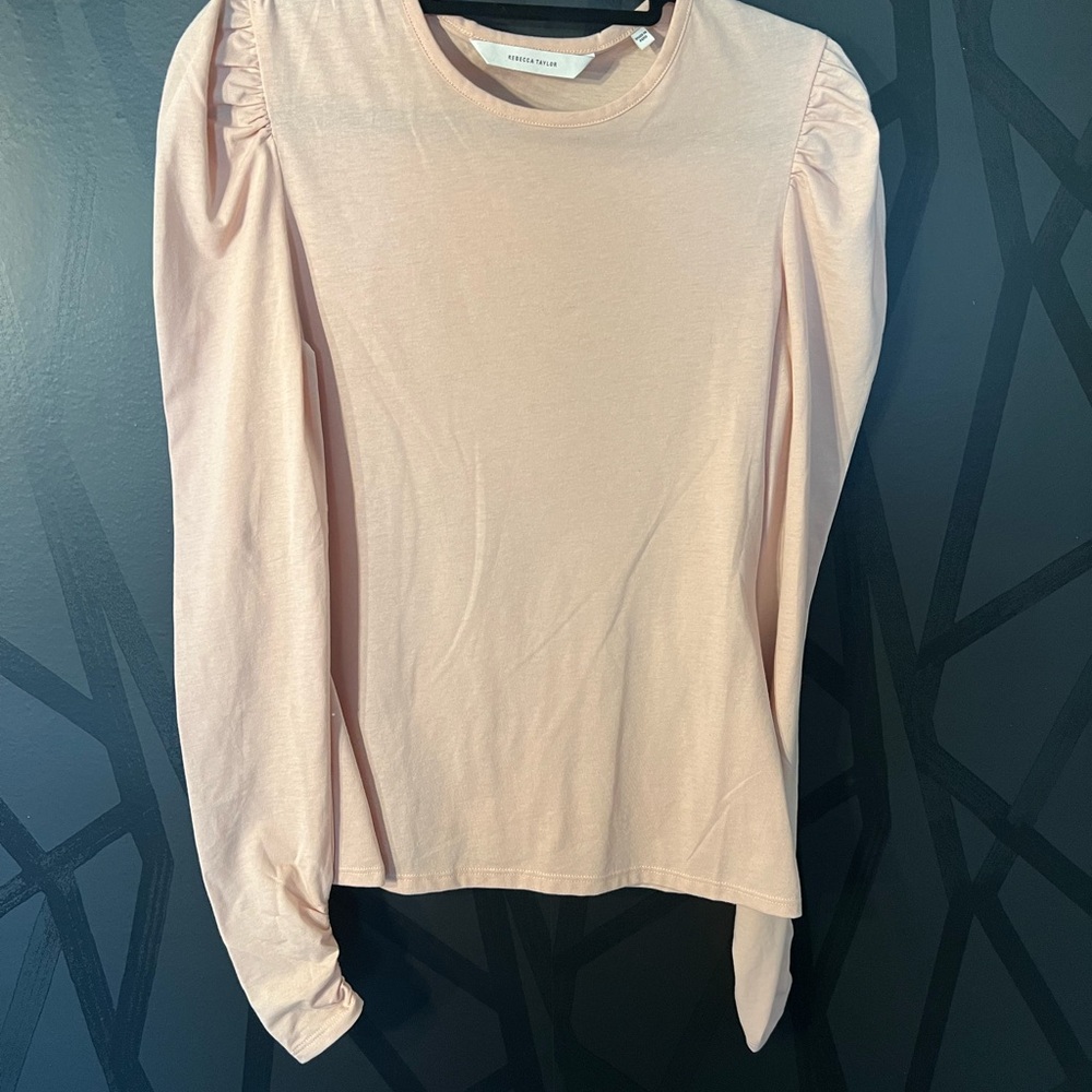 Women's Pink Long Sleeve Top